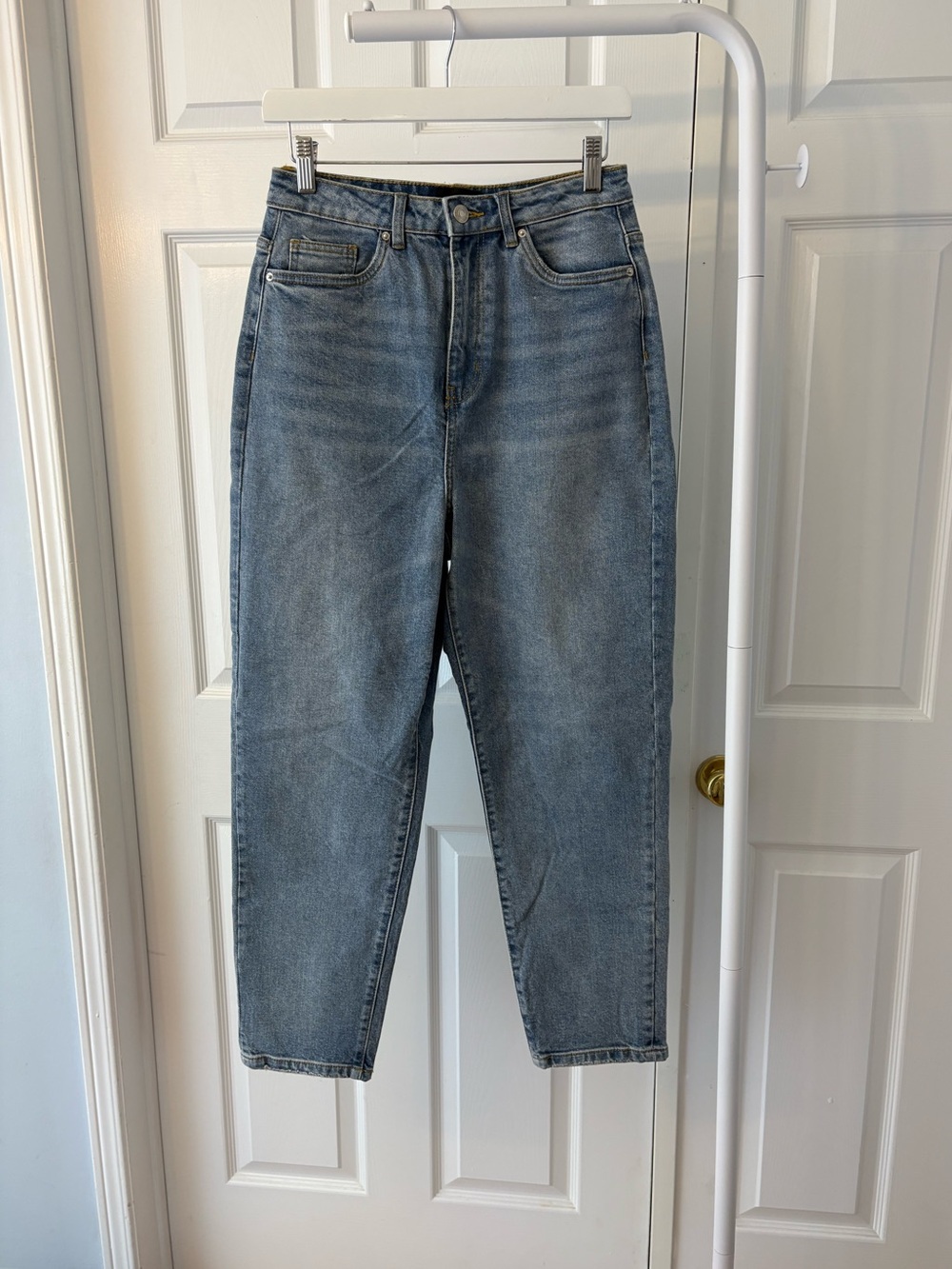 Vero Moda Blue 90s Style HighRise Mom Denim Jeans Size 27 Cotton - Picture 10 of 16
